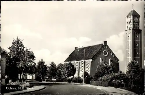 Ak Ochten Gelderland Neder Betuwe, Ned. Herv. Kerk