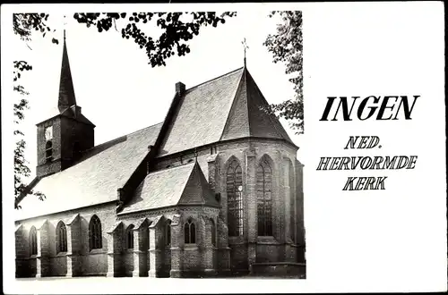 Ak Ingen Gelderland, Ned. Herv. Kerk