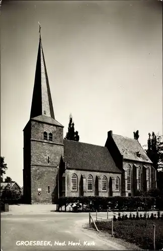 Ak Groesbeek Gelderland, Ned. Herv. Kerk