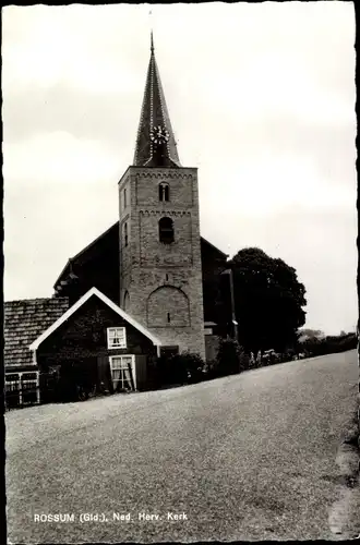 Ak Rossum Maasdriel Gelderland, Ned. Herv. Kerk