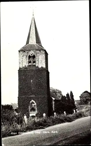 Ak Hien Dodewaard Gelderland, Ned. Herv. Kerk