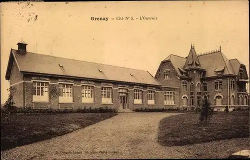 Ak Grenay Pas de Calais, Cité Nr. 5, l&#39;Ouvroir