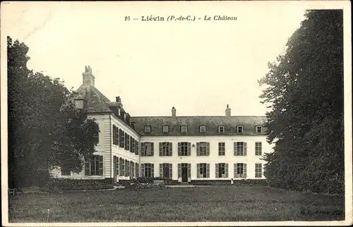 Ak Liévin Pas de Calais, Das Schloss