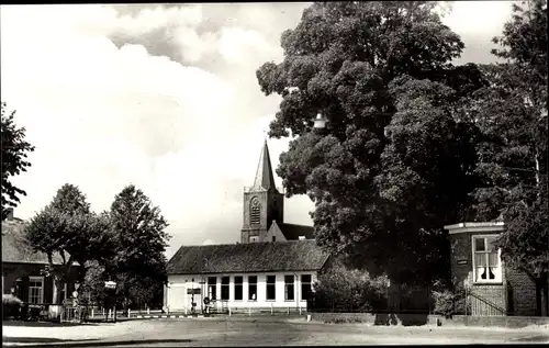 Ak Elspeet Gelderland, Dorpsgezicht