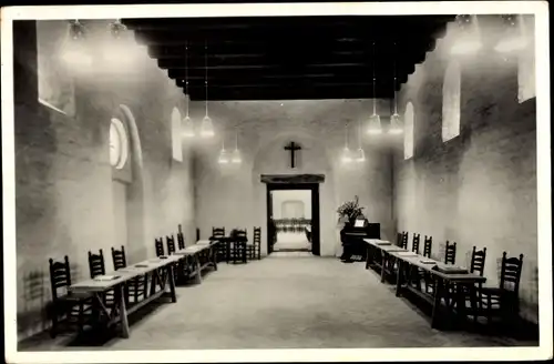 Ak Wilp Gelderland Niederlande, Ned. Herv. Kerk, Interieur in Romaansche stijl