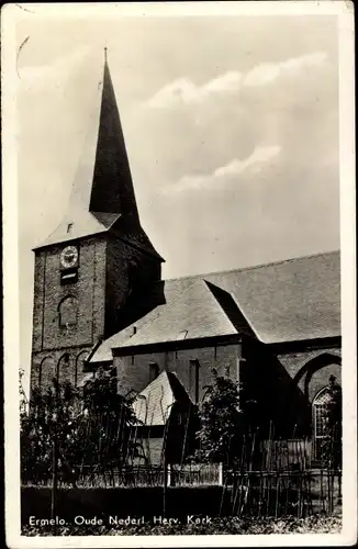 Ak Ermelo Gelderland, Oude Nederl. Herv. Kerk