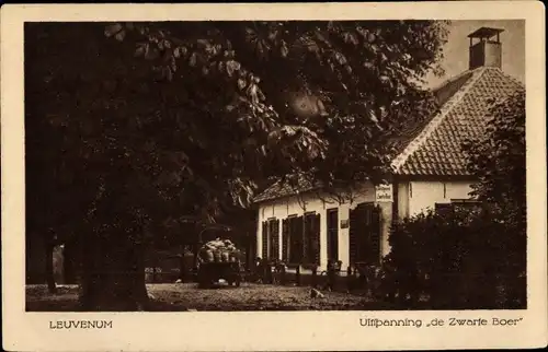 Ak Leuvenum Gelderland, Uitspanning de Zwarte Boer