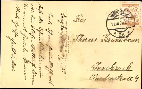 Ak Langkampfen in Tirol, mit Pendling bei Kufstein, Kühe weiden