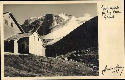 Ak Mayrhofen im Zillertal Tirol, Spannaglhaus, Fotograf Hruschka