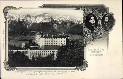 Ak Innsbruck in Tirol, KK Schloss Ambras, Erzherzog Ferdinand II.