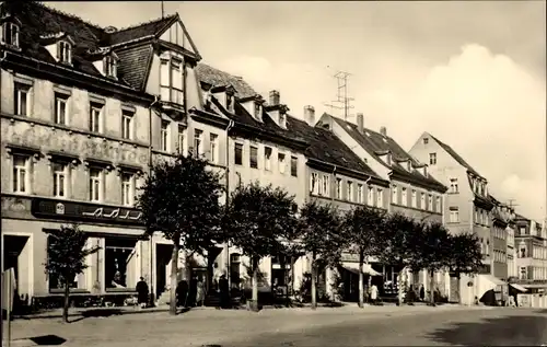 Ak Ronneburg in Thüringen, Marktplatz, Karl-Liebknecht-Straße