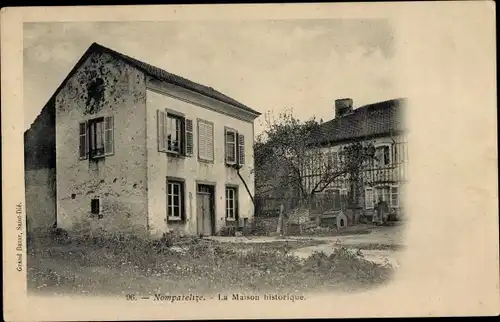 Ak Nompatelize Lothringen Vosges, La Maison historique