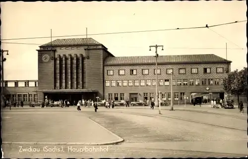 Ak Zwickau in Sachsen, Hauptbahnhof