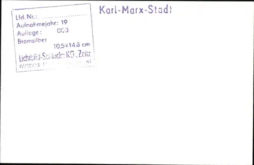 Foto Ak Karl Marx Stadt Chemnitz in Sachsen, Straßenpartie, Gebäude