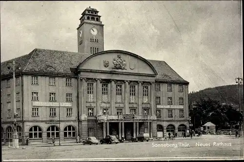 Ak Sonneberg in Thüringen, Neues Rathaus