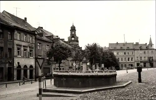 Foto Ak Schleiz in Thüringen, Marktplatz