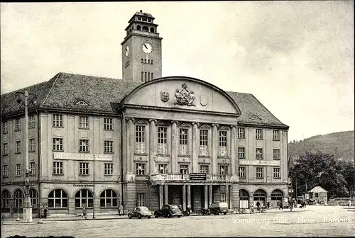 Ak Sonneberg in Thüringen, Neues Rathaus