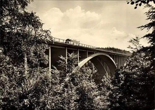 Ak Hermsdorf in Thüringen, Teufelstalbrücke