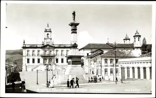 Ak Ouro Preto Minas Gerais Brasilien, Tiradentes Plaza