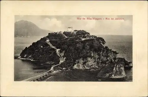 Ak Rio de Janeiro Brasilien, Ilha da Boa-Viagem
