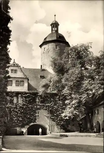 Ak Ranis in Thüringen, Burg, Museum, HO-Gaststätte