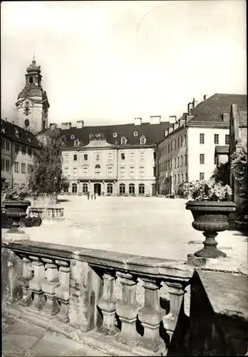 Ak Rudolstadt in Thüringen, Innenhof der Heidecksburg