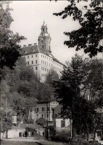 Ak Rudolstadt in Thüringen, Weinbergstraße mit Schloss