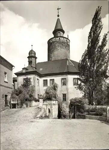 Ak Posterstein Kreis Schmölln, Blick auf Schloss Posterstein, Heimatmuseum