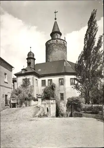 Ak Posterstein Kreis Schmölln, Blick auf Schloss Posterstein, Heimatmuseum