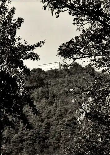 Ak Dorfkulm Unterwellenborn in Thüringen, Konsum-Gaststätte Kulmberghaus