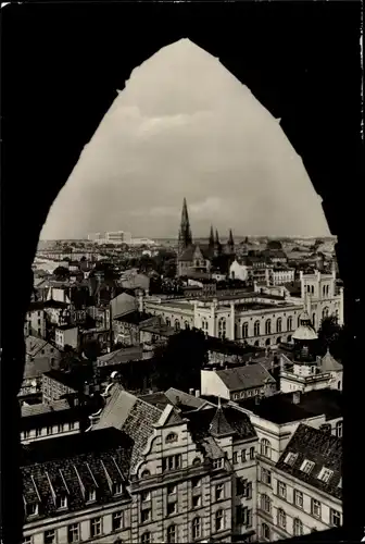 Ak Schwerin in Mecklenburg, Blick vom Dom