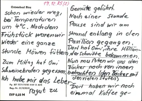 Ak Seebad Binz auf Rügen, Teilansicht, Blick zum Strand