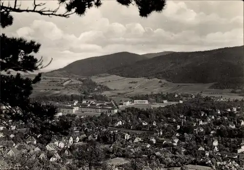 Ak Bad Blankenburg in Thüringen, Blick vom Hausberg