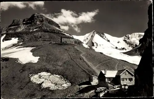 Ak Schweiz, Hohtürlihütte und neue Blümlisalphütte S.A.C., Wilde Frau und Weiße Frau