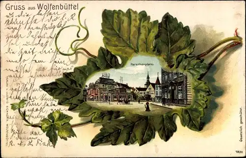 Efeublatt Litho Wolfenbüttel in Niedersachsen, Harzthorplatz