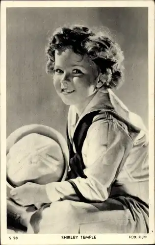 Ak Schauspielerin Shirley Temple, Portrait, Fox Film S 28