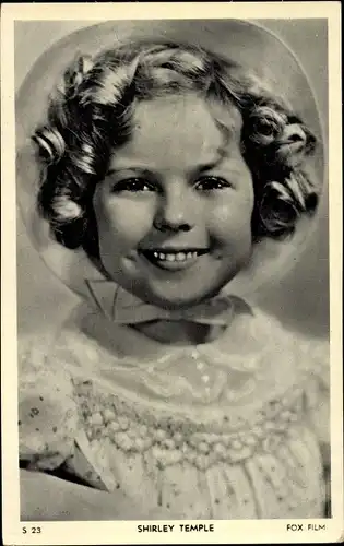 Ak Schauspielerin Shirley Temple, Portrait, Fox Film, S 23