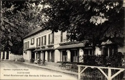 Ak Toutevoie Oise, Hotel-Restaurant des Bords de l'Oise et la Nonette