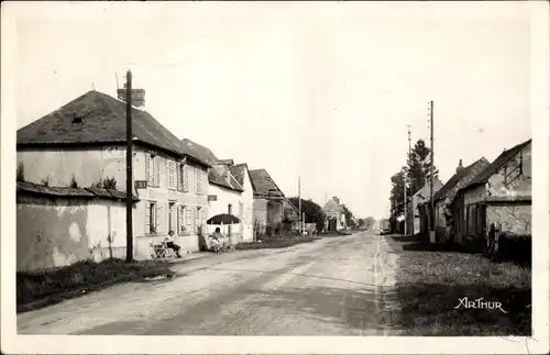 Ak Thieuloy Saint Antoine Oise, Route Nationale