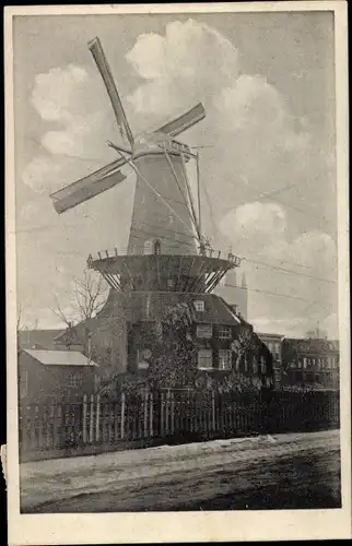Ak Delft Südholland Niederlande, Roosmolen