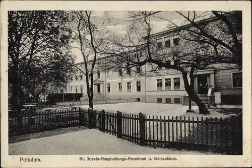 Ak Potsdam in Brandenburg, St. Josefs Haushaltungs Pensionat und Waisenhaus