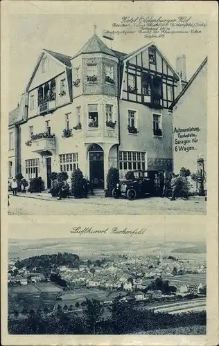 Ak Birkenfeld an der Nahe, Hotel Oldenburger Hof, Panorama