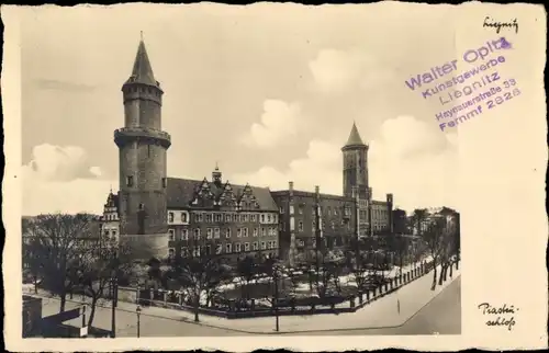 Ak Legnica Liegnitz Schlesien, Piastenschloss