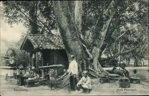 Ak Bandung Bandoeng Java Indonesien, Hoek Pieterspark