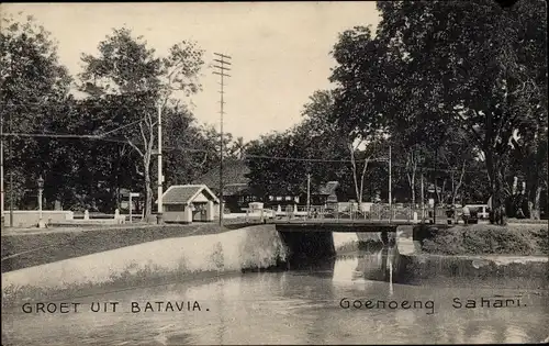 Ak Batavia Jakarta Java Indonesien, Goenoeng Sahari