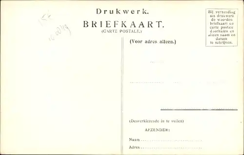 Ak Indonesien, Laatste afscheidsgroet van Louis Bouwmeester op de Koningin Regentes, October 1905