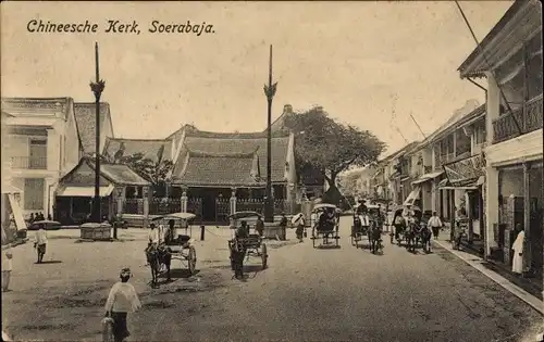 Ak Soerabaja Surabaya Java Indonesien, Chineesche Kerk