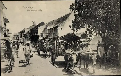 Ak Soerabaja Surabaya Java Indonesien, Chineesche wijk
