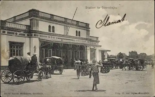 Ak Soerabaja Surabaya Java Indonesien, Station