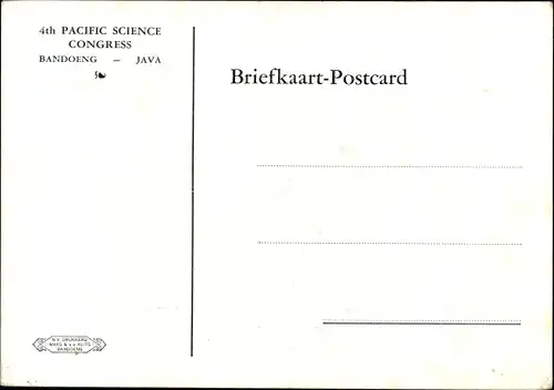 Ak Java Indonesien, Krakatau 1929, Der Ene-Teil der neuen Insel Anak Krakatau